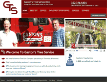 Tablet Screenshot of gastonstreeservice.com